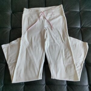 American Eagle Low Rise Y2K Small White Lounge Pants